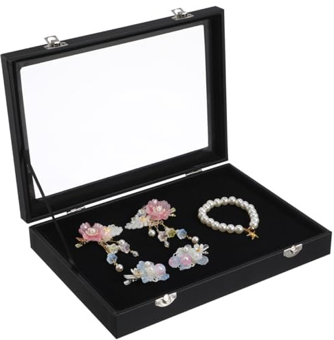 PRETYZOOM Pin Vitrine und Medaille Aufbewahrungsbox Multifunktionaler Tischplatten-Display-Rahmen für Kriegsmedaillen und Andenken, elegantes schwebendes Design mit sicherem Verschluss