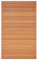 FAB HAB Outdoor-Teppich - wetterfest, farbecht, wendbar - recycelter Premium-Kunststoff - gestreift - Terrasse, Balkon, Garten - Kunststoffteppich Cancun Terracotta, 120x180 cm