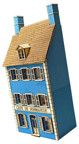 ＡＷＨＡＯ 1/35 Miniatur CAFÉ BAU Diorama Diorama RICHTUNG des MODELLS ZUSAMMENGEBAUTES Modell FÜR Sand Tisch, 19.5cmx115cmx446cm