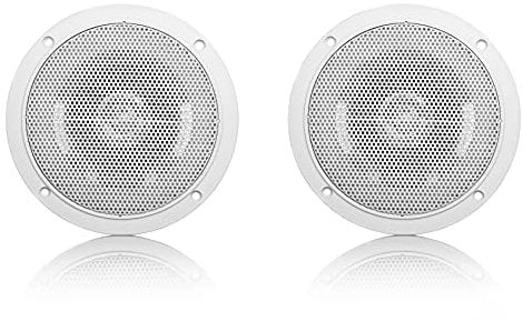 Artsound MDC6 - Pair of 60W Passive Waterproof Voice Coil Ceiling Speakers in White