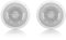 Artsound MDC6 - Pair of 60W Passive Waterproof Voice Coil Ceiling Speakers in White