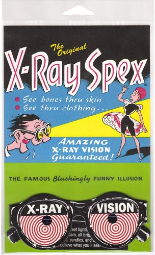Röntgenbrille X-Ray Spex, Spaßbrille (X-Ray Vision, Partybrille)