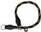 Black-Beige HandMade Strong Rope Rolled Slip Dog Choker Choke Collars with black leather (23.5)