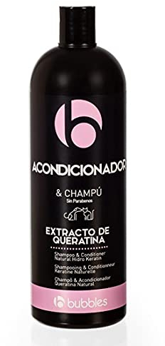 Unbekannt Bubbles 2-in-1 Hundeshampoo mit Hydro Keratin 1000ml