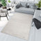 TAPISO Sari Teppich Kurzflor Teppiche Creme Hellgrau Modern Design Meliert Verwischt Wohnzimmer Schlafzimmer ÖKOTEX 300 x 400 cm