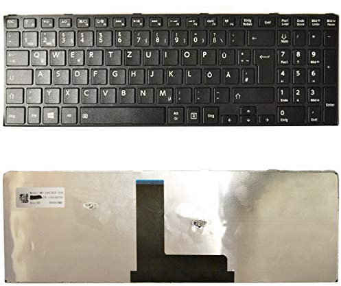 Bucom Tastatur für Toshiba Satellite C50-B C50D-B C50DT-B C55T C55T-B C50b QWERTZ Keyboard Pro R50-B