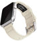Archer Watch Straps - Cinturini in Tela per Apple Watch (Bianco Avorio, Argento, 40/41/42mm)