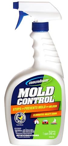 Concrobium Mold Control, 32 oz Spray – Eliminates & Prevents Mold – EPA-Registered, Bleach-Free, Odorless, VOC-Free