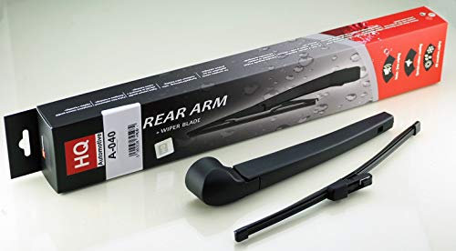 HQ AUTOMOTIVE Balai d'essuie-glace arrière – 1 pièce de rechange, compatible avec VW GolfMK7 VII Hatchback à partir de 2012, balais d'essuie-glace revêtus de graphite et caoutchouc naturel, sans