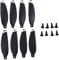 ZYGY 8PCS Propeller with Screws for DJI Mavic Mini Drone Spare Parts Aerial Photography Quadcopter 4726F Propeller Black