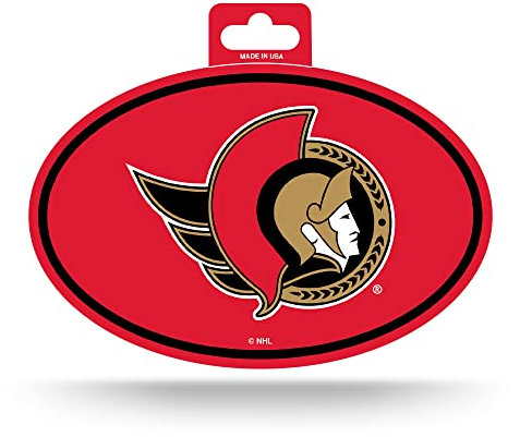 NHL Winnipeg Jets Color Team Logo Oval Aufkleber