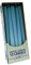 10 Candele coniche Cereria Di Giorgio Ø 2,2 cm altezza 25 cm - Candele decorative per la casa – Colore Dusty Blue – Durata 7 ore – Inodore – Cera vegana naturale – Senza olio di palma – Made in Italy