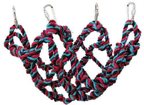Hamster Climbing Cotton Rope Nets Hanging Hammock Cage Small Animal Activity Toy for Rat Chinchilla Ferret Practical and Popular