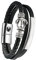 Lederarmband Herren mit Anchor, Anker Armband Herren, rmbänder für Herren, Männer Geflochten Leder mit Edelstahl Magnetverschluss, Exklusiver Schmuckschatulle, Valentinstag Weihnachten Geschenke Idee