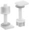 PETSTIBLE Bulloni di riparazione in plastica + viti di montaggio + rondelle, per montaggio superiore sedile WC accessori di fissaggio