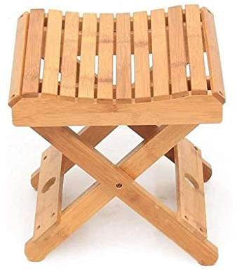 ROLTIN und Mini-Klappstuhl aus Holz, einfacher, freundlicher, Leichter, atmungsaktiver und leicht zu tragender Outdoor-Klappstuhl