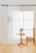 FEBE Gardinen mit Kräuselband 145x250 cm Voile Vorhänge Weiß Transparent Wohnzimmer Luftig Dekoschal für Schlafzimmer