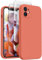 XXDD Schutzhülle für iPhone 11, quadratische Kanten, Kameraschutz, stoßfest, mit 2 Displayschutzfolien, weiches kratzfestes Mikrofaserfutter, 15,5 cm, rosa Pomelo