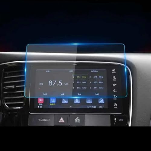 BIVOO GPS Navi Displayschutzfolie Für Mitsubishi Für Outlander 2016 2017 2018 2019 2020 2021 2022 Auto GPS Navigation Bildschirm Gehärtetes Glas Schutz Film (Size : 200mm X 100mm)