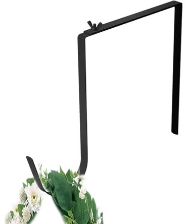 Appendini per corona, portafiori funebri | Supporto per fiori in cimitero in metallo,Supporto per corona regolabile da 6 a 11 pollici, portafiori in lapide per corone autunnali e halloween