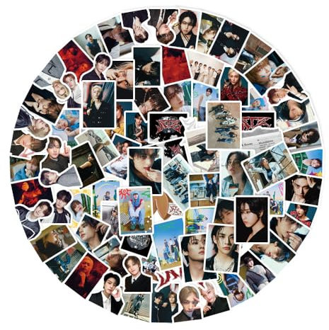 Stray Kids ATE Aufkleber Stray Kids ATE Aufkleber Stray Kids ATE Sticker Pack Stray Kids Foto Sticker Stray Kids Aufkleber für Laptop (ATE-2)