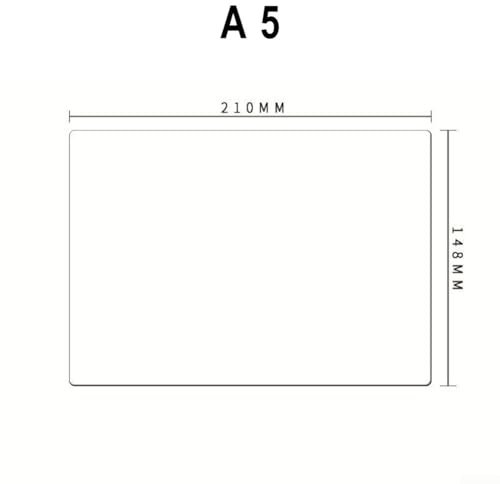 A5 Magnetisches Whiteboard, vielseitig und praktisch für Zuhause und Büro (abgerundet)