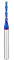 BGTEC Down Cut Spiral Router Bits 6.35 MM Shank Solid Carbide Nano Blue Coated End Mill Router Bit for Wood Carving Engraving Grinding Grooving