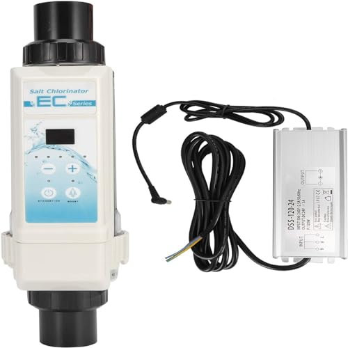 XNYXLPP Salzzellen-Chlorgenerator, Salzwasserchlorinator, elektrolytischer Salzchlorinator, intelligenter Salzchlorinator mit automatischem Alarm (25000gallons)