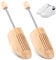 Zhufas Tendiscarpe, 1 coppia Allarga Scarpe in Legno Uomo Donna, Tendiscarpe Uomo Donna, Espansori Scarpe, Regolabile Lunghezza Larghezza Tendiscarpe Forme Scarpe in Legno Naturale (42-46)