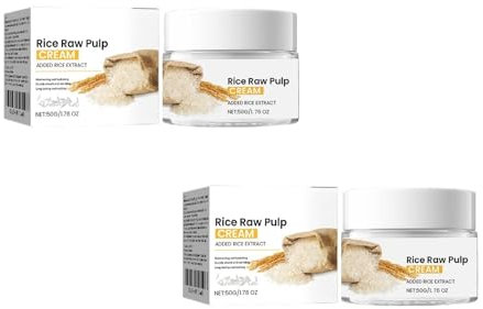 Rice Toner Skincare Set, Reis Feuchtigkeitsgel Mit Reisextrakt Porenverfeinernd Anti Falten Und Poren Verkleinern Für Alle Hauttypen Straffende Gesichtspflege Nicht Fettend (2PCS)