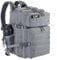 LHI Militärstil Taktischer Rucksack 45L mit MOLLE-System – Wasserdicht für Wandern, Survival, Camping & Outdoor - grau