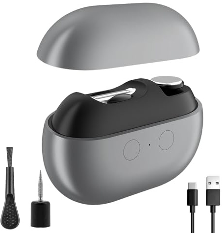 Horuili® Coupe-ongles électriques, vernis à ongles, limes à ongles multifonctionnelles, perceuses électriques pour ongles pour couper et polir