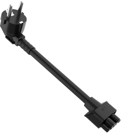 EU Schuko-Adapter, 16A Adapter-Trail für Tesla Gen 2 UMC, 30cm Kabellänge, kompatibel mit Tesla 3/S/X/Y, perfekt für Roadtrips