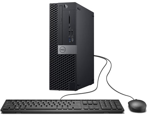 Dell Optiplex 7070 SFF Desktop-PC, Intel Core i7-8700T, 16 GB RAM, 512 GB SSD, WLAN, Bluetooth, US-Layout, Windows 11 Pro (Generalüberholt)