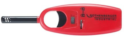 ROTHENBERGER Industrial 1x Gasanzünder Mini | Feuerzeug | Piezo | Wiederbefüllbar | Erhältlich in grün, rot, schwarz, gelb oder blau | *Farbe Nicht wählbar*