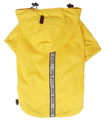 Puppia Base Jumper Raincoat, Small, Yellow