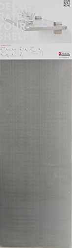 DURAline Wandregal Regalbrett Regal | 80 x 23,5 x 2 cm | Silber | Metall