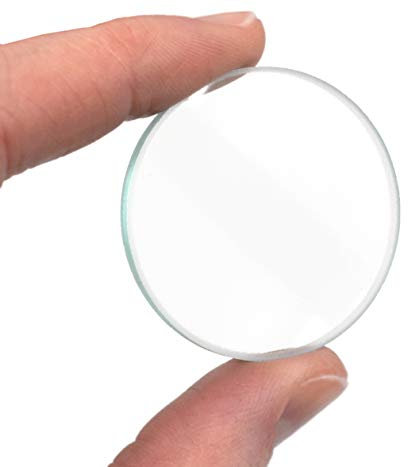 Eisco Labs Glass Lenses - Double Convex, 38mm Diameter, 50mm Focal Length