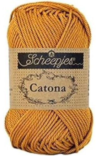 Scheepjes - Scheepjes Catona 383 Ginger Gold Yarn - 1x25g