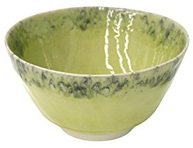 Costa Nova, Madeira Kollektion, Steinzeug Geschirr, Salatschüssel, Zitrone (grün), 24 cm