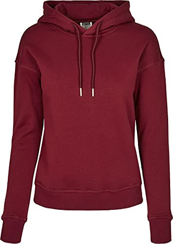 Urban Classics Ladies Organic Hoody Burgundy 3XL