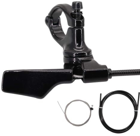 DJC Dropper Sattelstützen-Schalthebelauslöser mit Kabel und Schlauch für 22,2 mm Lenker Satori Sorata Southpaw 1x