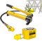 Verin Hydraulique Manuel, Cric Jack Hydraulique Professionnel 5T/10T/20T, Crics de Levage Séparée avec Pompe Hydraulique Manuelle pour L'entretien du Matériel