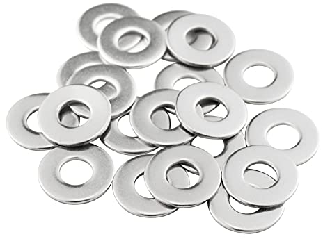 Unterlegscheiben M8 Große, MeHurr 20 Stück Beilagscheiben Edelstahl A2 V2A 304, Karosseriescheiben Unterlegscheibe M8 x 20mm, Metallscheiben für Schrauben & Muttern & Gewindestange