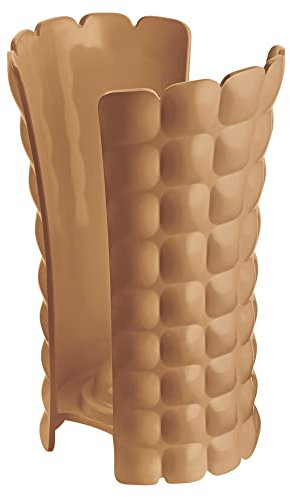 Guzzini - Tiffany, Portabicchieri Universale - Terracotta, 12 x 10,3 x h18,3 cm - 199600242