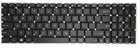Zunate X556U Replacement Keyboard with 102 Keys,for ASUS X556U X556UA X556UB X756U A556UV,Aluminium Alloy Notebook Laptop Keyboard Replacement