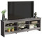 Madesa TV Stand Cabinet with 6 Shelves and Cable Management, TV Table Unit for TVs up to 75 Inches, Wood, 60 H x 36 D x 180 L – Grey