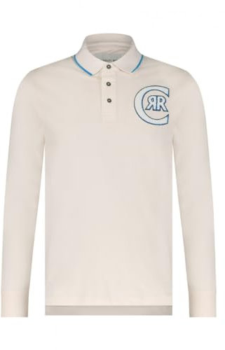 Cerruti 1881 Polo Liseret Manches Longues uni Nobile - XXL Rose Clair