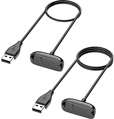 Vancle Charger Cable for Fitbit Inspire 2 / Ace 3, 2 Pack Replacement USB Charging Cradle Cable for Fitbit Inspire 2