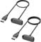 Vancle Charger Cable for Fitbit Inspire 2 / Ace 3, 2 Pack Replacement USB Charging Cradle Cable for Fitbit Inspire 2